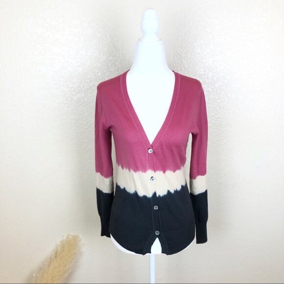 Isabel Marant Tie Dye Color Block Cardigan. - Picture 3 of 10